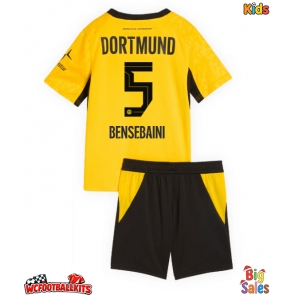 Borussia Dortmund Ramy Bensebaini #5 Replica Home Stadium Kit for Kids 2026-27 Short Sleeve (+ pants)
